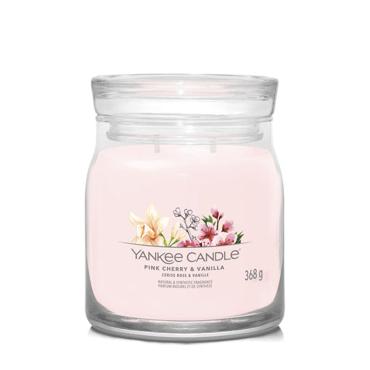 Pink Cherry & Vanilla Signature Medium Jar 368g