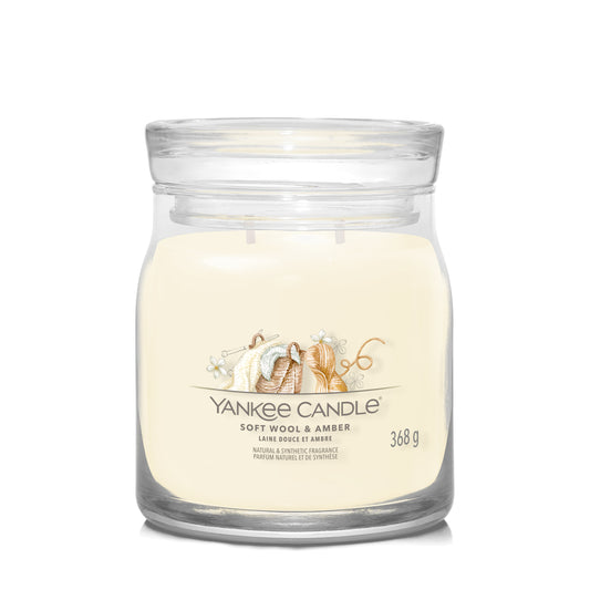 Soft Wool & Amber  Medium Jar 368g
